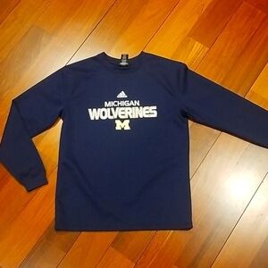 Adidas UofM long sleeve tshirt waffle print